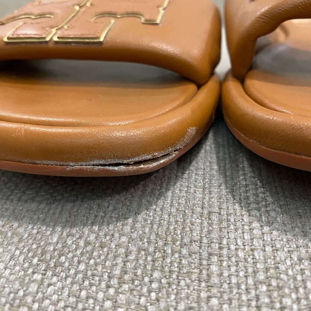 Tory Burch Double T Strap Sport Slide Sandal Size 9 - Picture 7 of 7